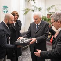 L'opera di Morandini donata al Presidente della Repubblica L'opera di Morandini donata al Presidente della Repubblica