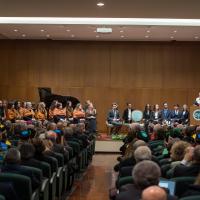 I docenti togati e le autorità in sala I docenti togati e le autorità in sala