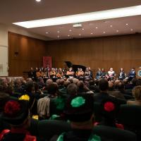 I docenti togati le autorità e il personale tecnico amministrativo in sala I docenti togati le autorità e il personale tecnico amministrativo in sala