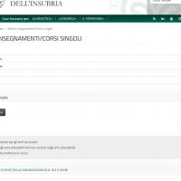 Seleziona l’insegnamento, l’anno per il quale ti occorre il programma ed il tuo corso di laurea, poi premi "Applica"
