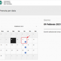 prenotazione per data