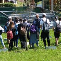 Studenti in visita alla Vigna sperimentale