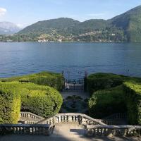 Il lago di Como visto da Villa Carlotta