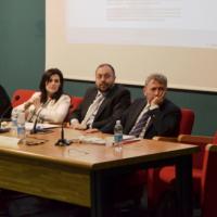 In ordine, Prof. Giovanni Angelo Lodigiani, Prof.ssa Grazia Mannozzi, Avv. Stefano Guidetti, Prof. Massimo Donini 