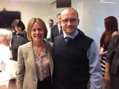 Dottorando a New York insieme al Ministro Lorenzin