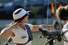Chiara Rebagliati, studentessa-arciere, ai Campionati Europei di Tiro con l'arco in Slovenia