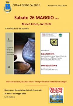 Locandina presentazione volume territorio di Varese in età preistorica e protostorica