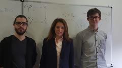 da destra: Morgan Rogers, Olivia Caramello, Riccardo Zanfa