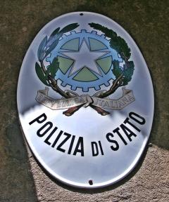 Insegna polizia di stato