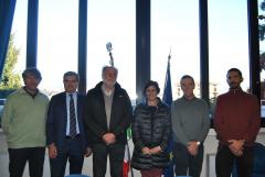 Nella foto da sinistra (prof. Martinoli, prof. Colangelo, prof. Bogliani, prof.ssa Citterio, dott. Puzzi, prof. Rubolini)