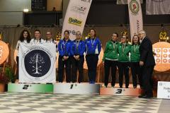 podio campionati italiani arco