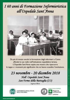Al Sant'Anna la mostra sui 60 anni di formazione infermieristica