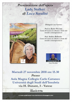 Locandina Presentazione del Libro LaDy Stalker