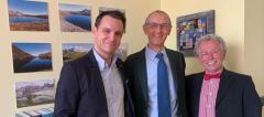 Fabio Ghezzi con Stamatios Petousis e René Verheijen