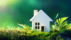 casa immersa nel verde