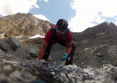 Studente durante un'escursione didattica Studente durante un'escursione didattica