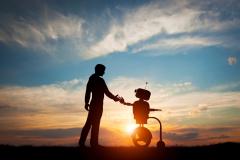 robot e uomo