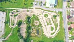 Pista skiroll dal drone