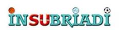 Il logo riprende il nome dell'evento "Insubriadi", con lettere colorate.