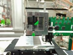 DiSAT - Goniometro con cristallo in presa dati sulla linea H8 dell'SPS del CERN DiSAT - Goniometro con cristallo in presa dati sulla linea H8 dell'SPS del CERN